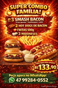 COMBO MEGA  SUPER FAMILIA BACON
